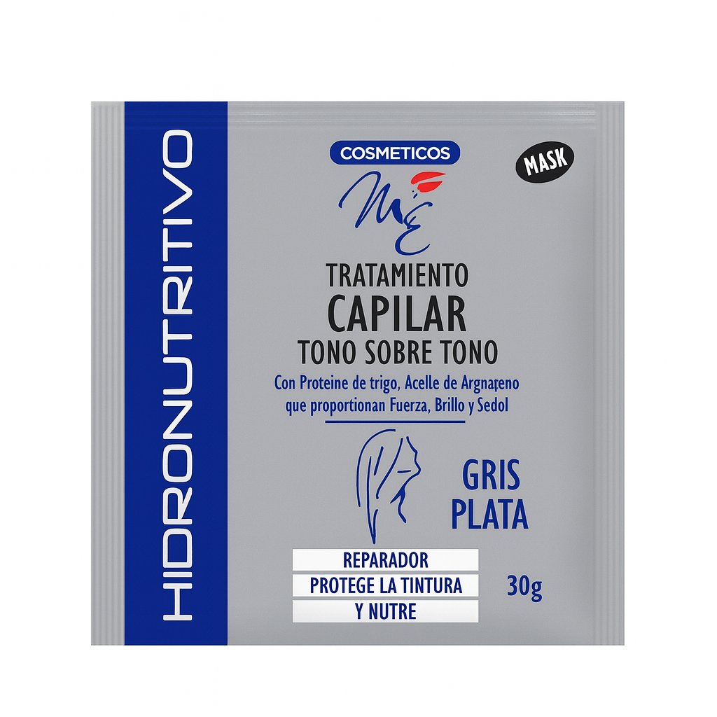 Tratamiento Capilar Tono sobre Tono – Gris Plata