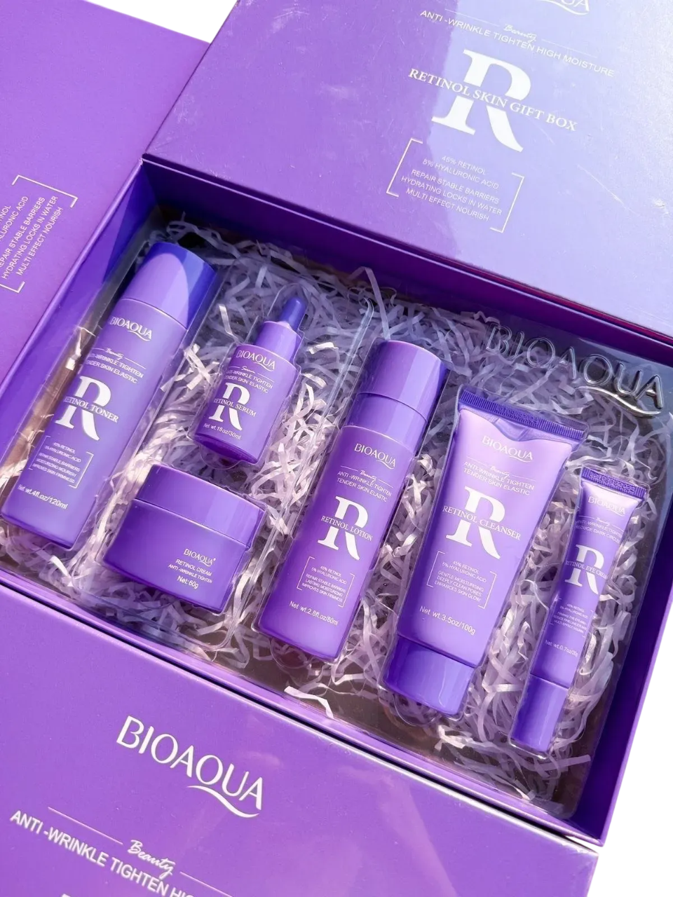 Kit Facial de Retinol Bioaqua - Edicion de Lujo