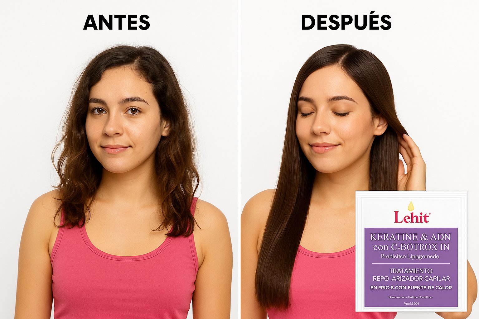 Tratamiento Repolarizador Capilar Keratine Lehit X30gr