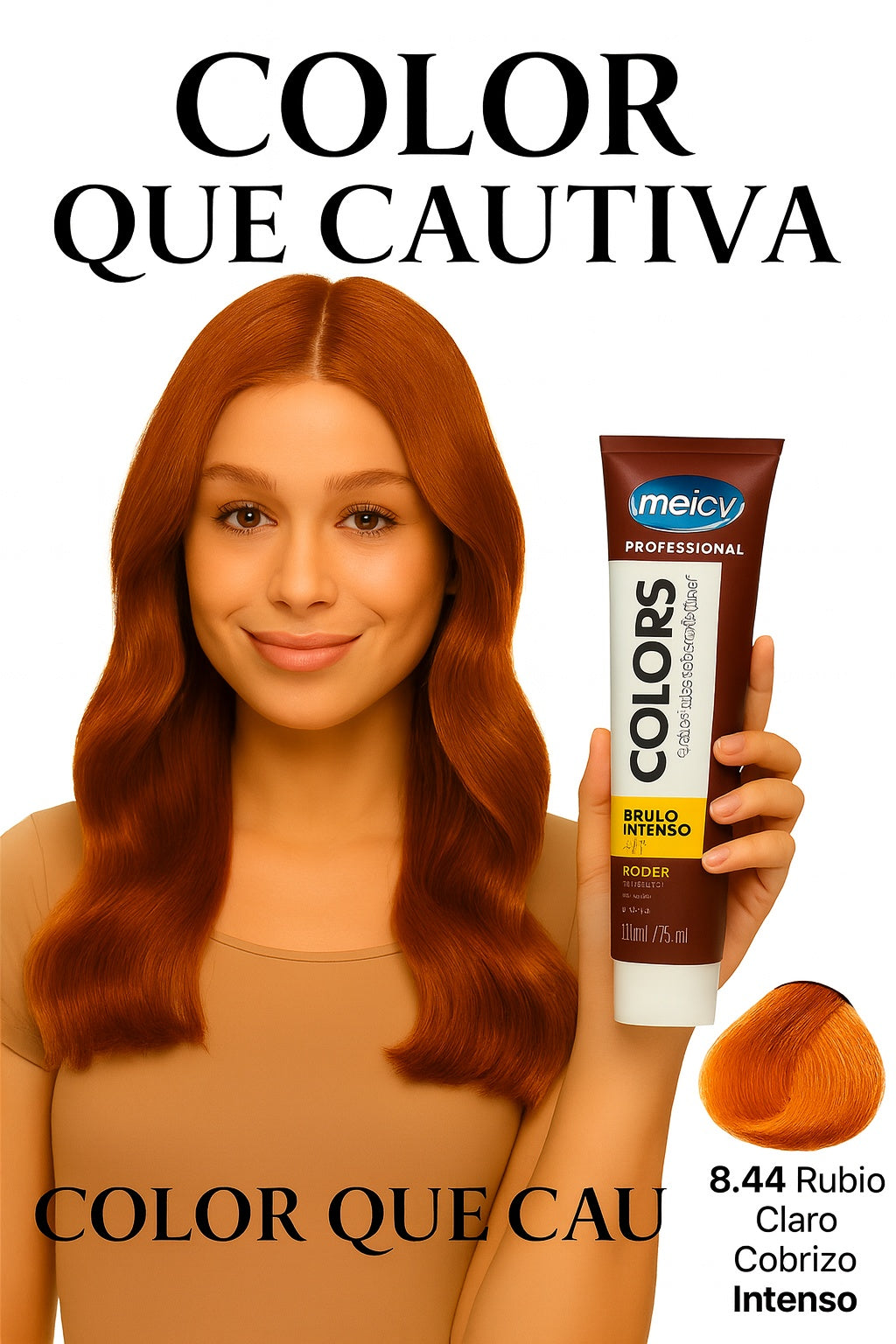 Colors Rubio Claro Cobrizo Intenso 8.44