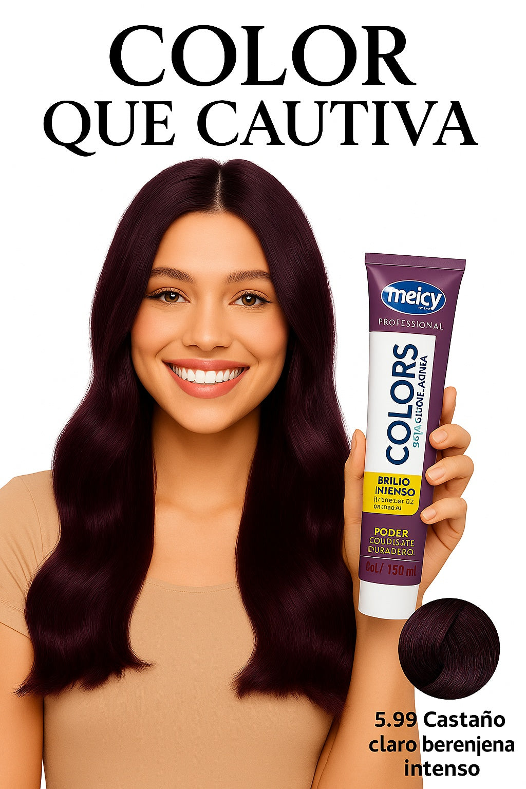 Colors Castaño Claro Berenjena Intenso 5.99