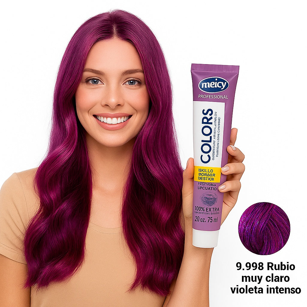 Colors Rubio Muy Claro Violeta Intenso 9.998