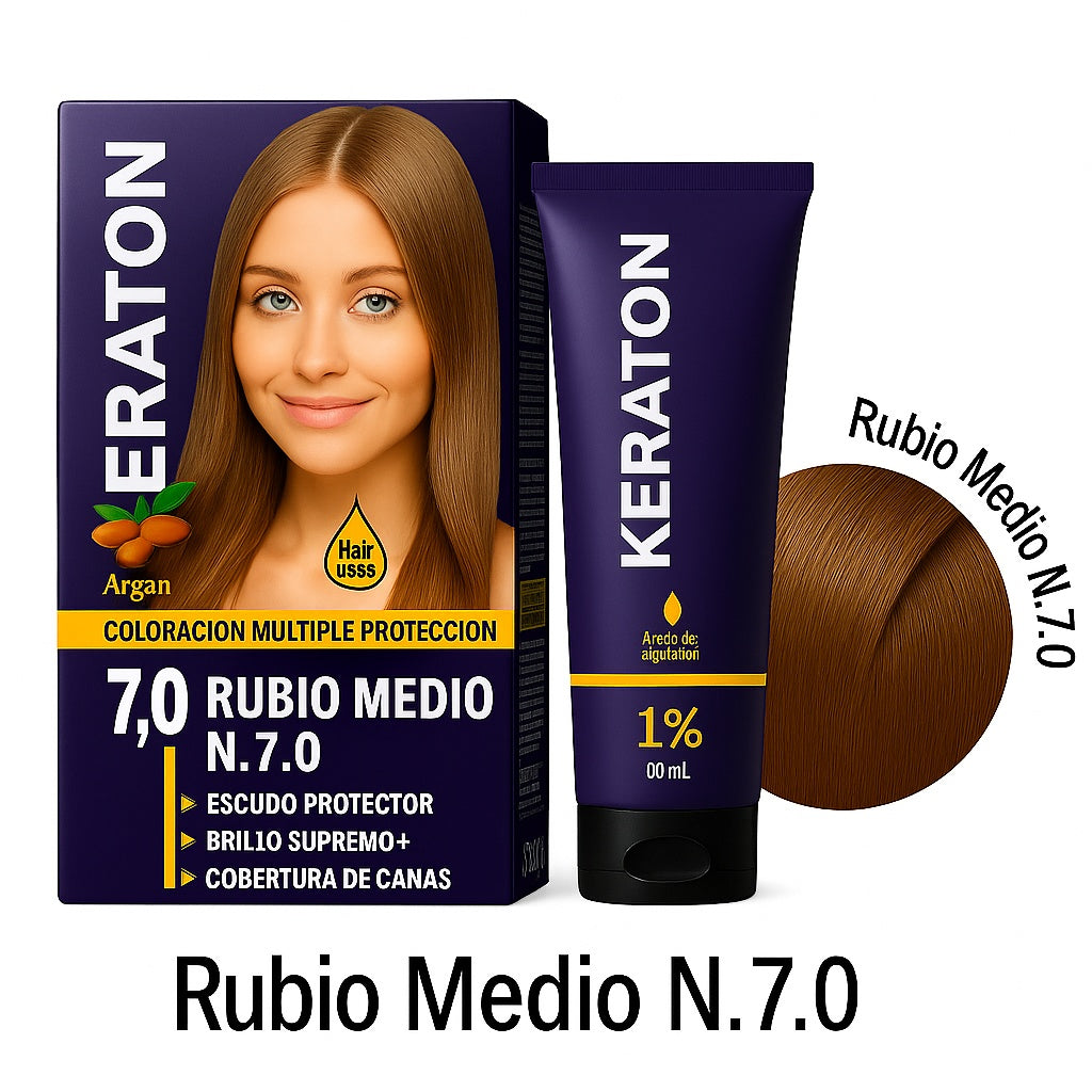 Keraton Rubio Medio N.7.0 X 60Gr
