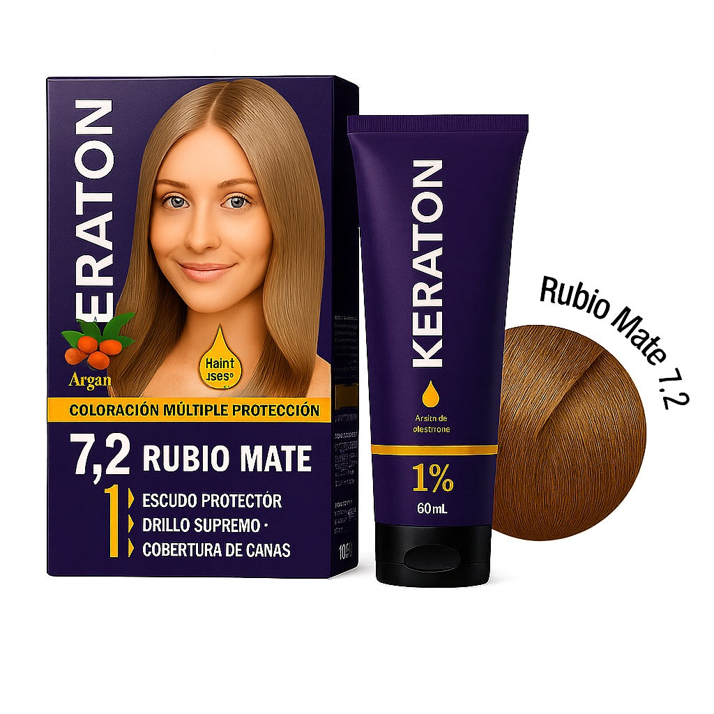 Tinte Keraton 7.2 Rubio Mate