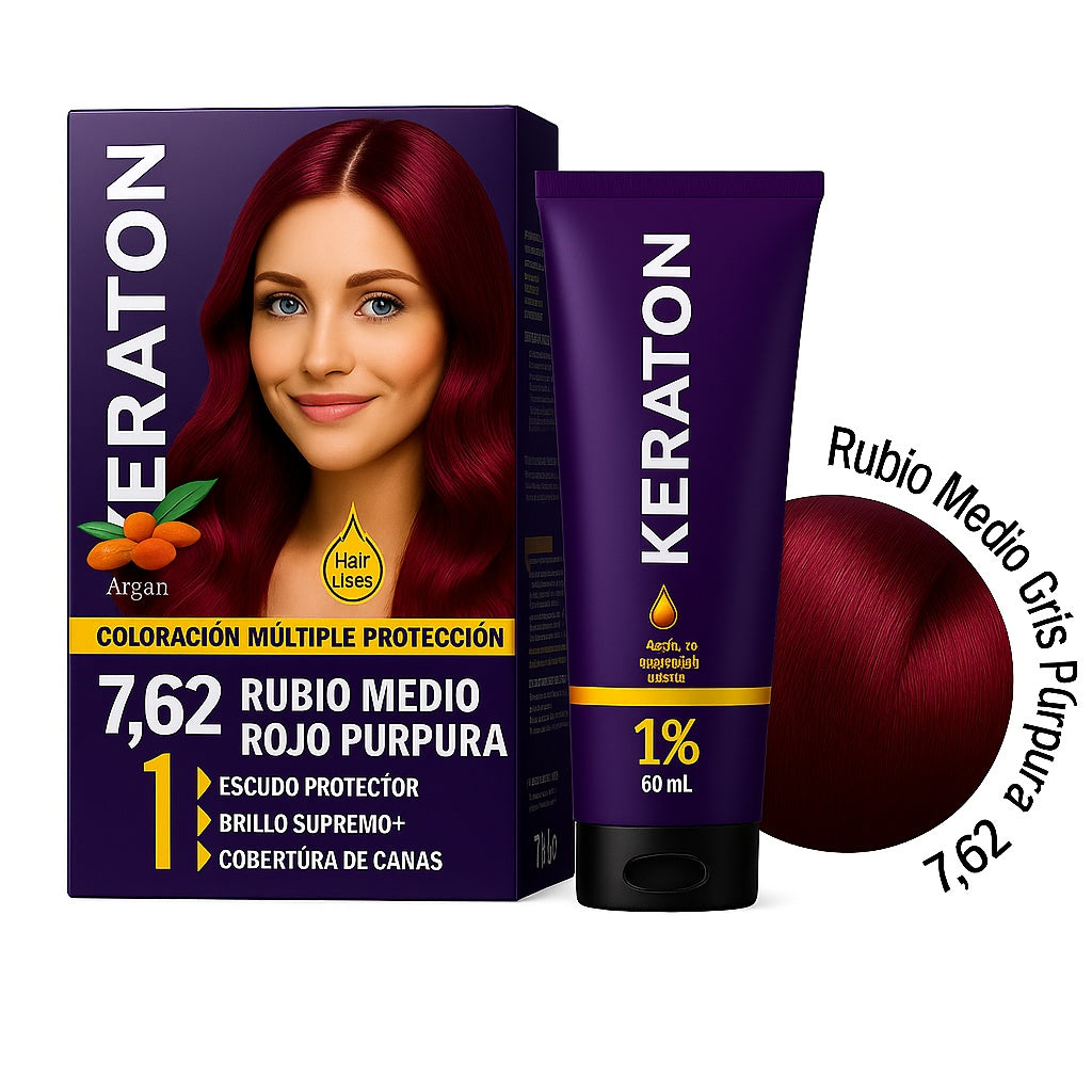 Keraton Rubio Medio Rojo Purpura 7.62