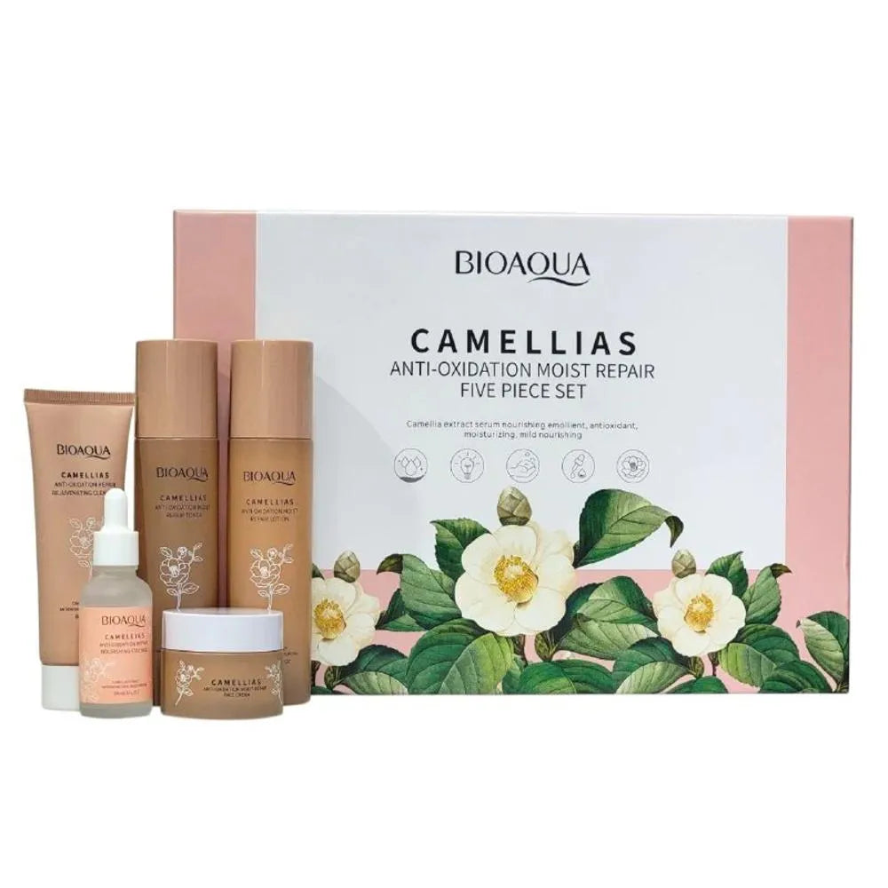 Kit Cuidado Facial De Flor De Camelias Bioaqua
