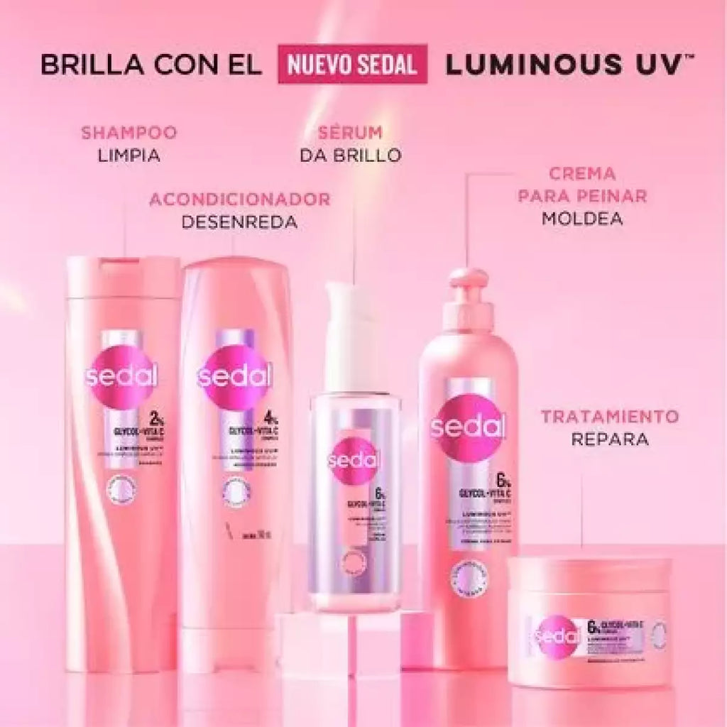 Kit Sedal Glycolic Shampo + Acondicionador + Crema Peinar + Mascarilla + Serum