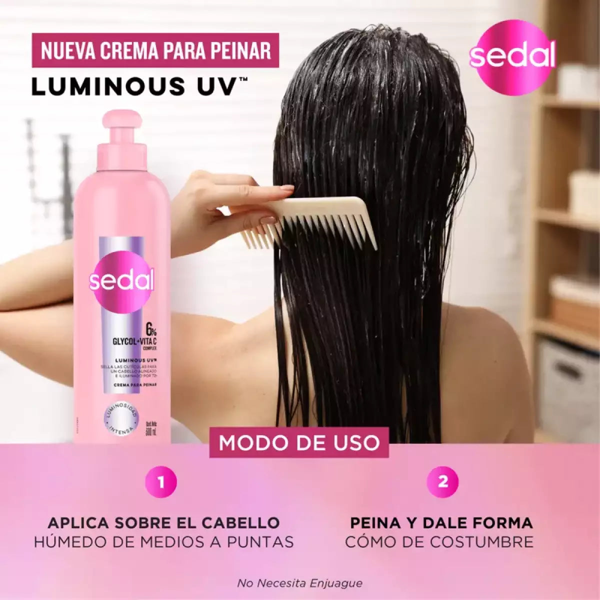 Kit Sedal Glycolic Shampo + Acondicionador + Crema Peinar + Mascarilla + Serum