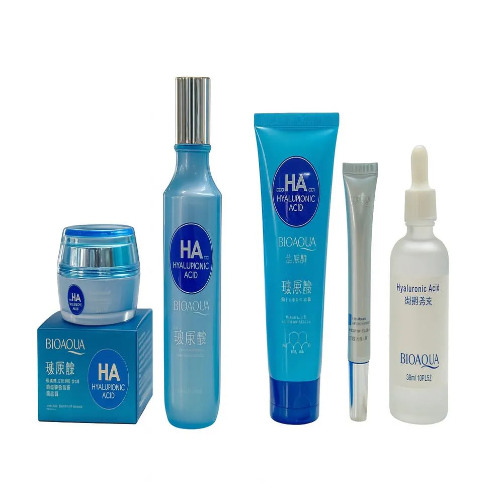 Kit X5 Ácido Hialurónico | Rutina Facial | Tratamiento Facial Anti Edad Bioaqua