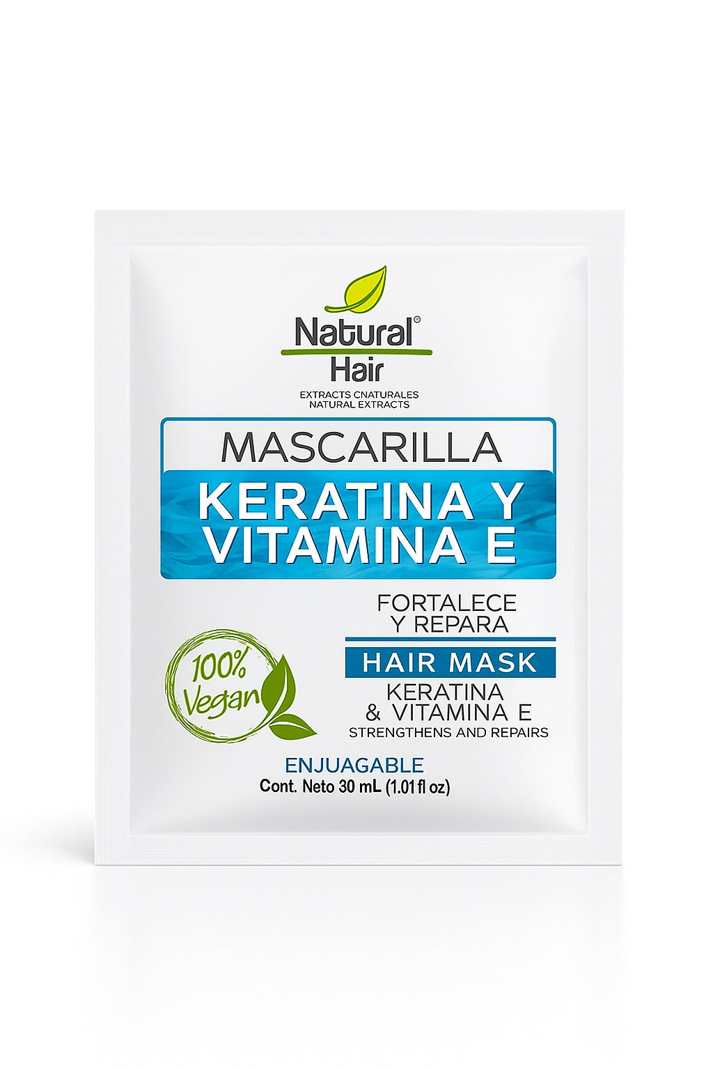 Natural Hair mascarilla keratina y vitamina E