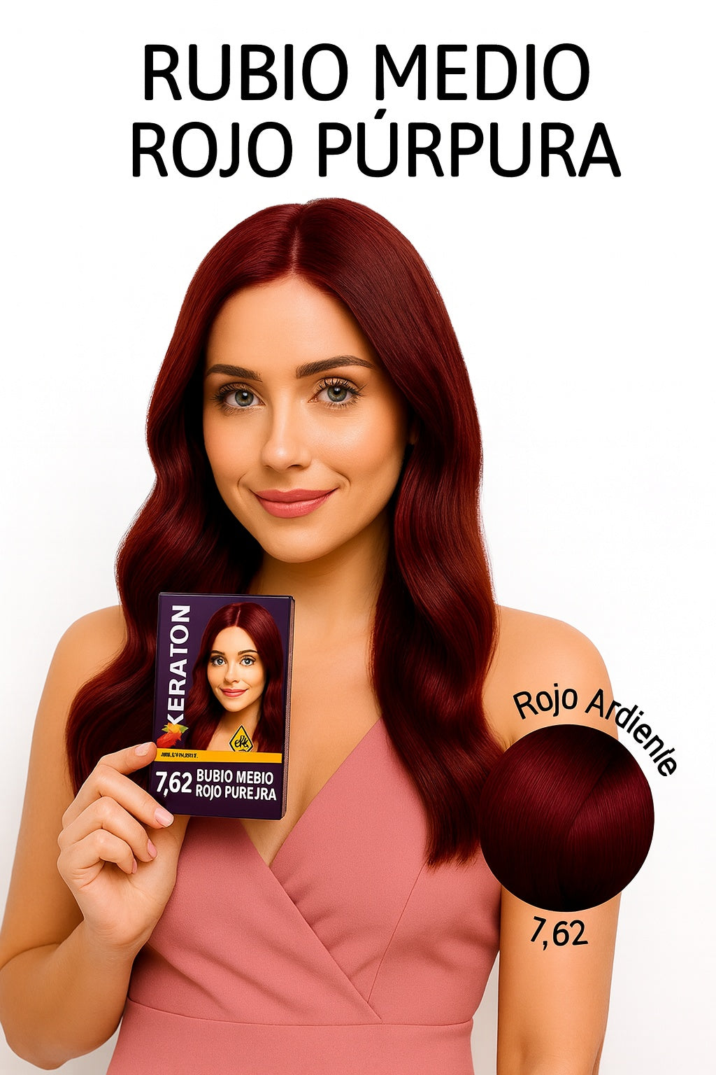 Keraton Rubio Medio Rojo Purpura 7.62