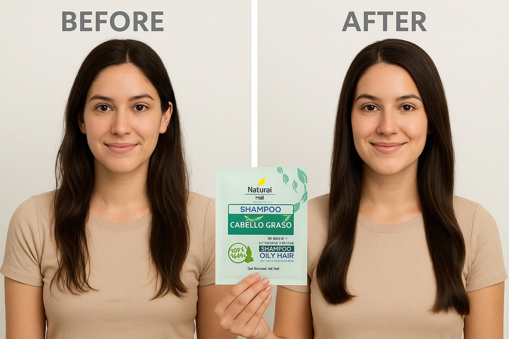 Natural Hair shampoo cabelllo graso