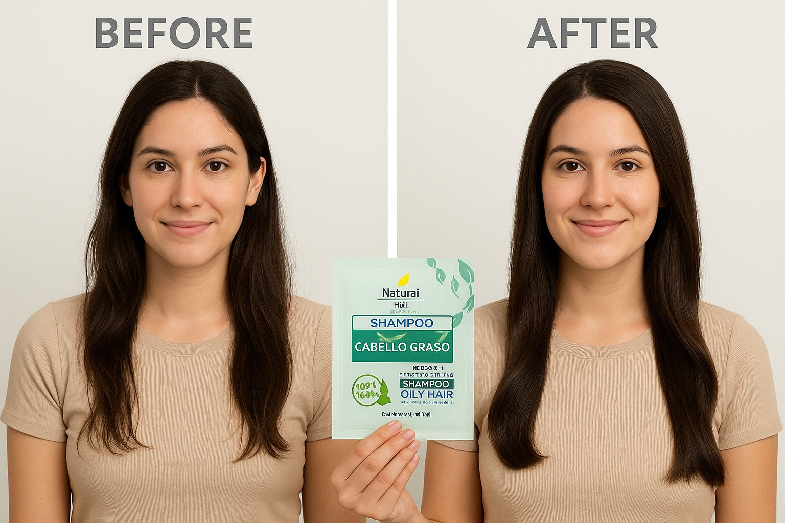 Natural Hair shampoo cabelllo graso