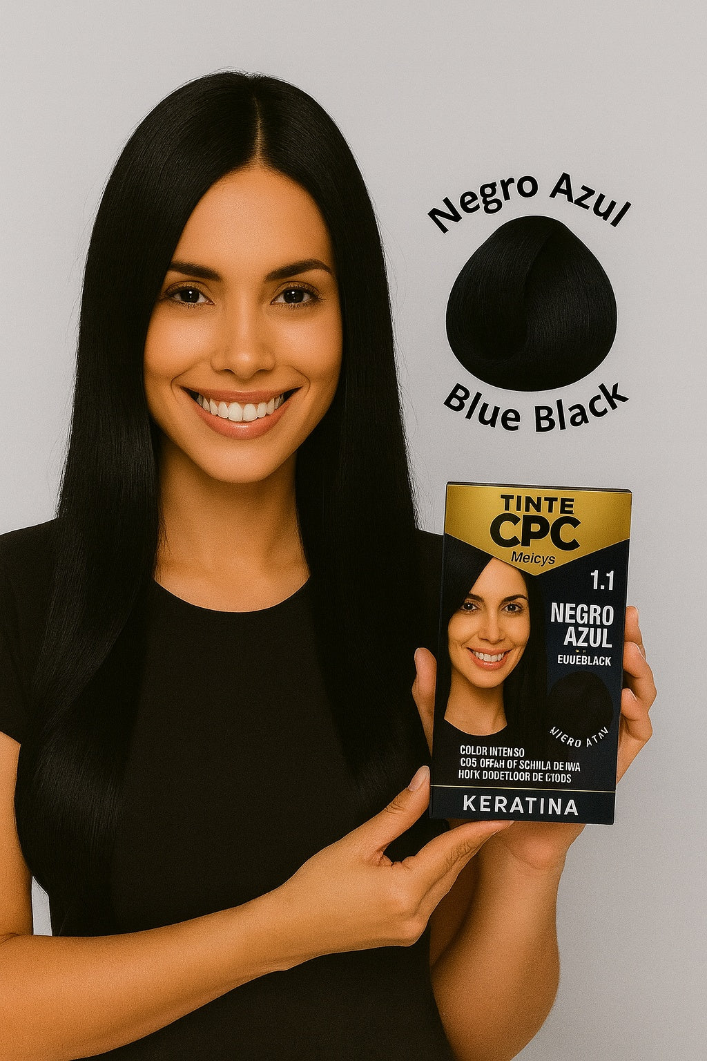 Tinte Cpc Negro Azul  1.1 Meicys