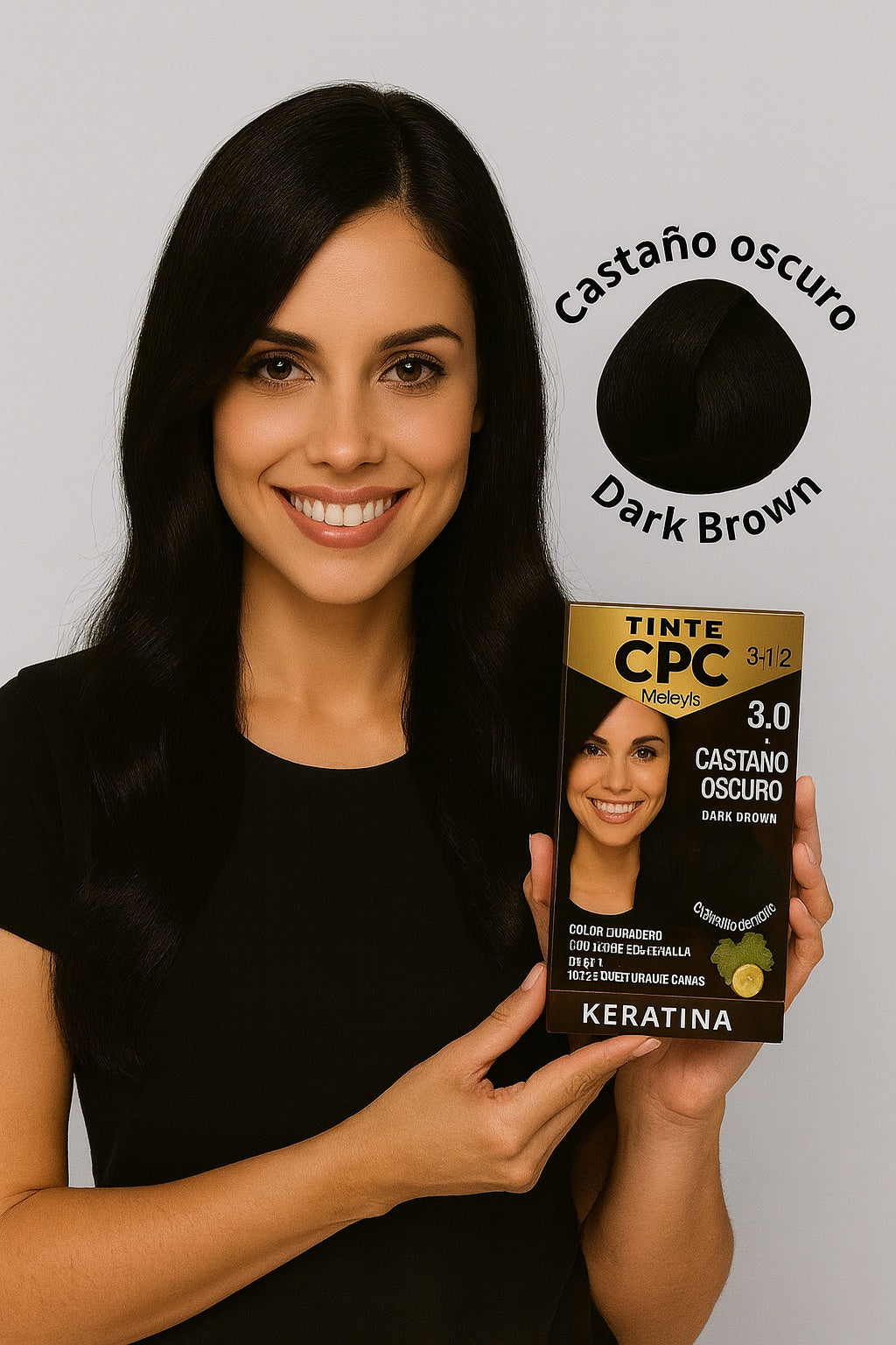 Tinte Cpc Castaño Oscuro 3.0 Meicys