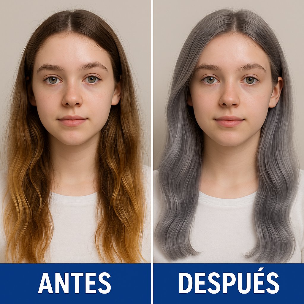 Tratamiento Capilar Tono sobre Tono – Gris Plata