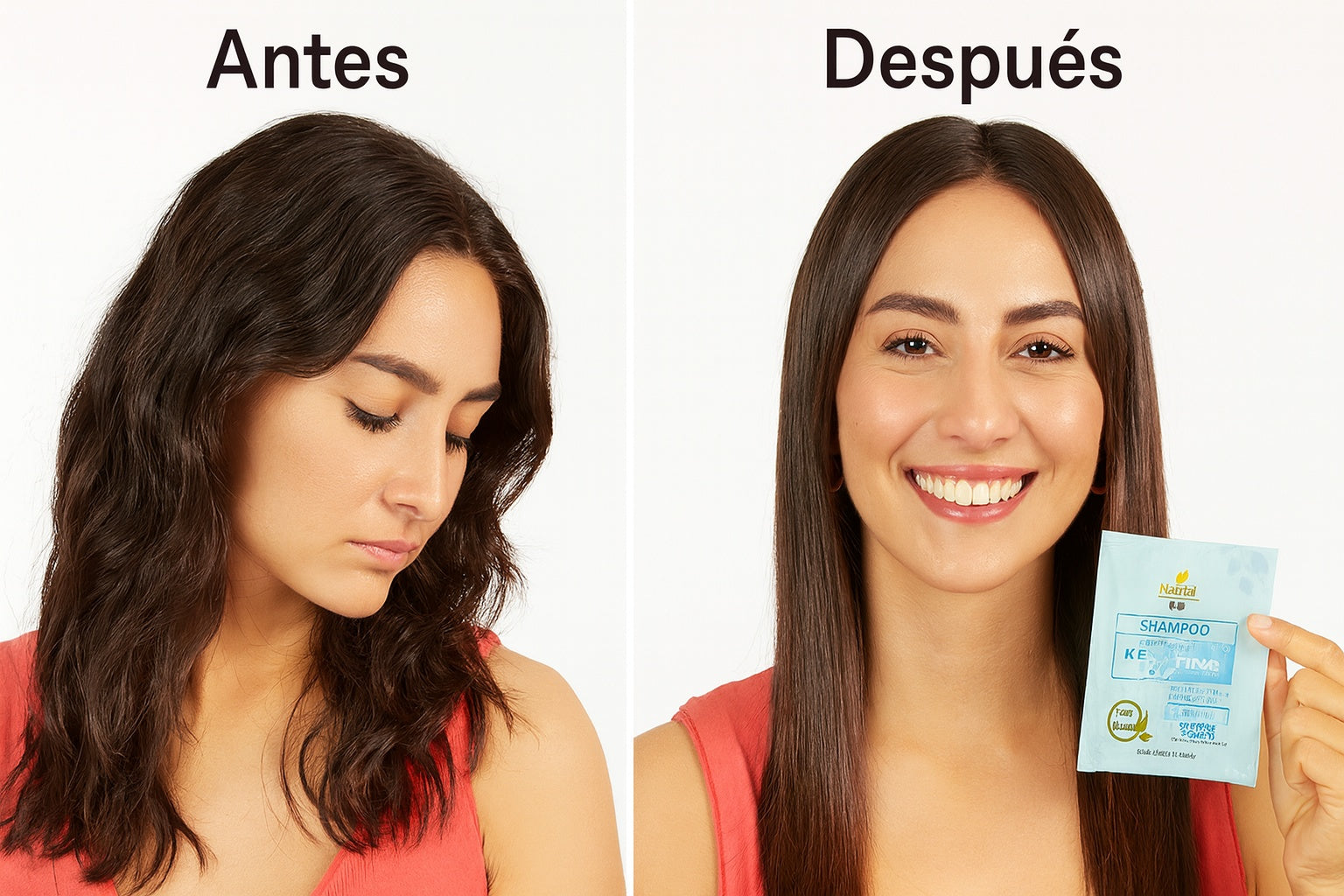 Natural Hair shampoo keratina