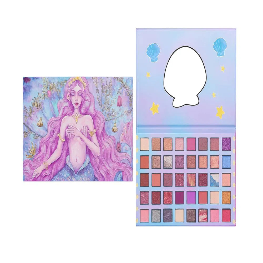 Paleta De Sombras Sirena X40 Tonos