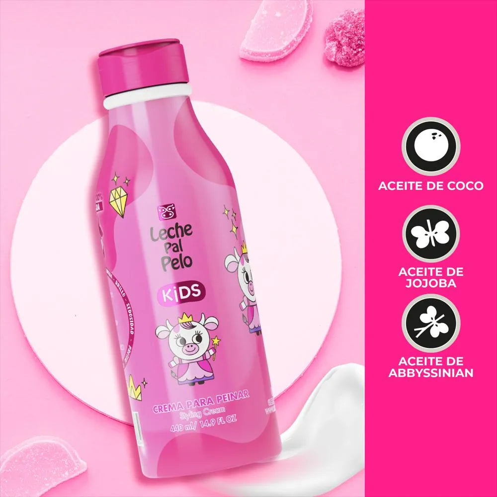Leche Pal Pelo Kids Crema para Peinar X440Ml