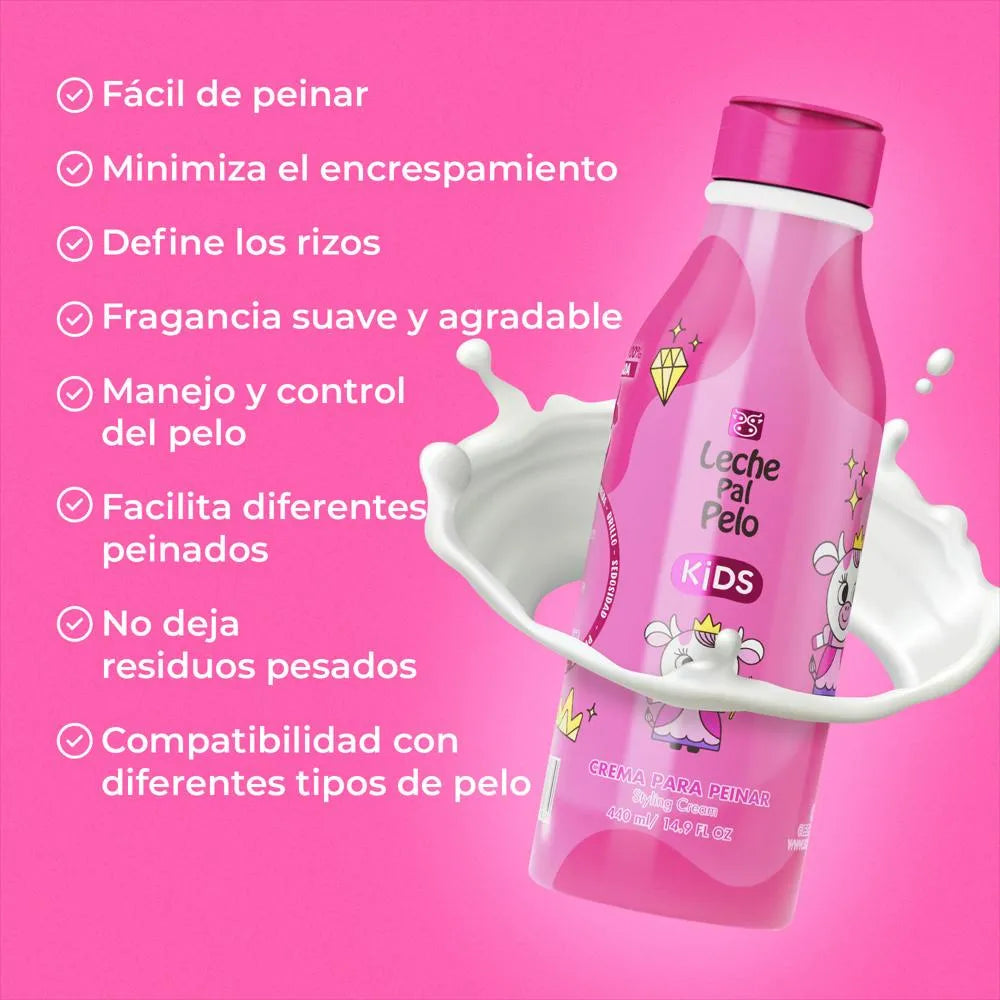 Leche Pal Pelo Kids Crema para Peinar X440Ml