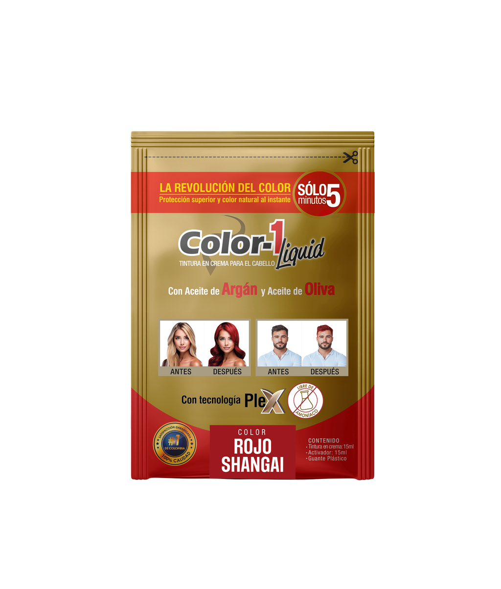 Color 1 - Rojo shangai X 15Ml