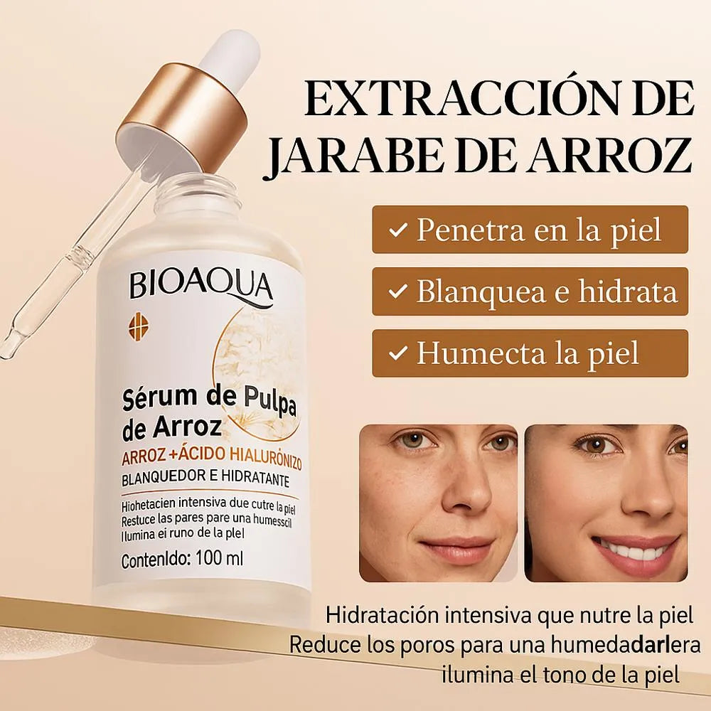 Serum De Arroz Biaqua X100ml Extra Grande