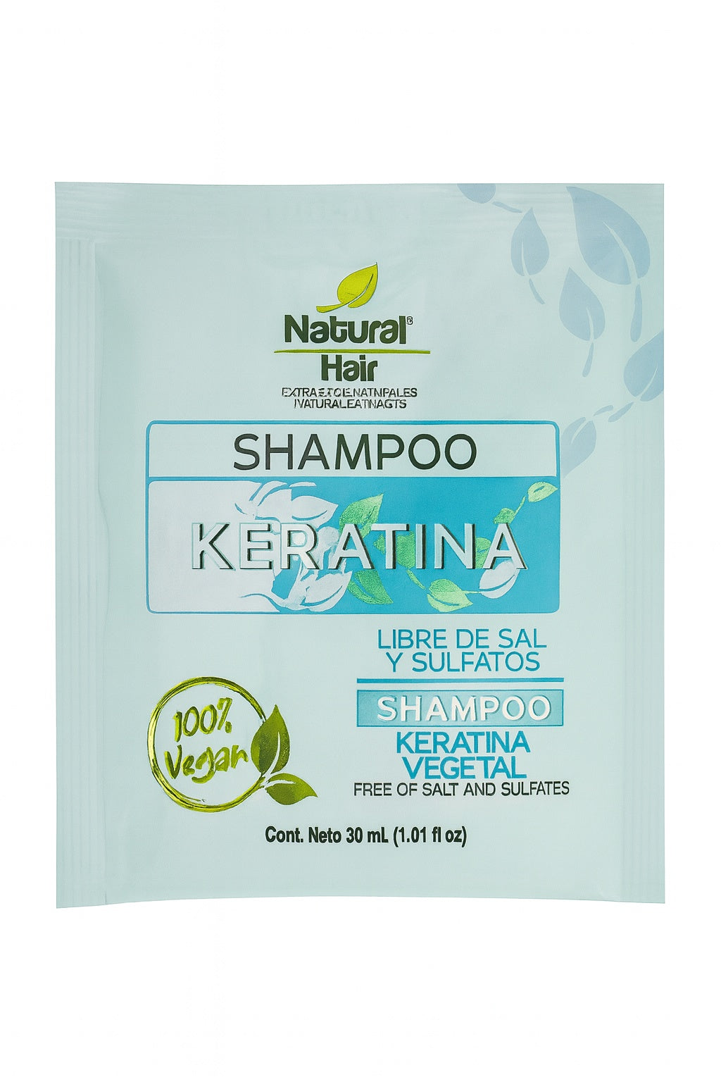 Natural Hair shampoo keratina