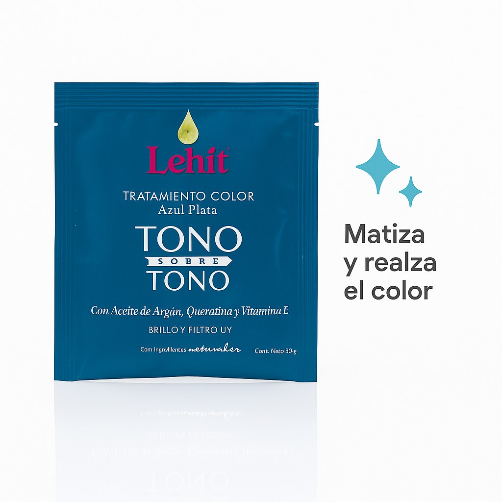 Tono sobre Tono - Azul Plata Lehit