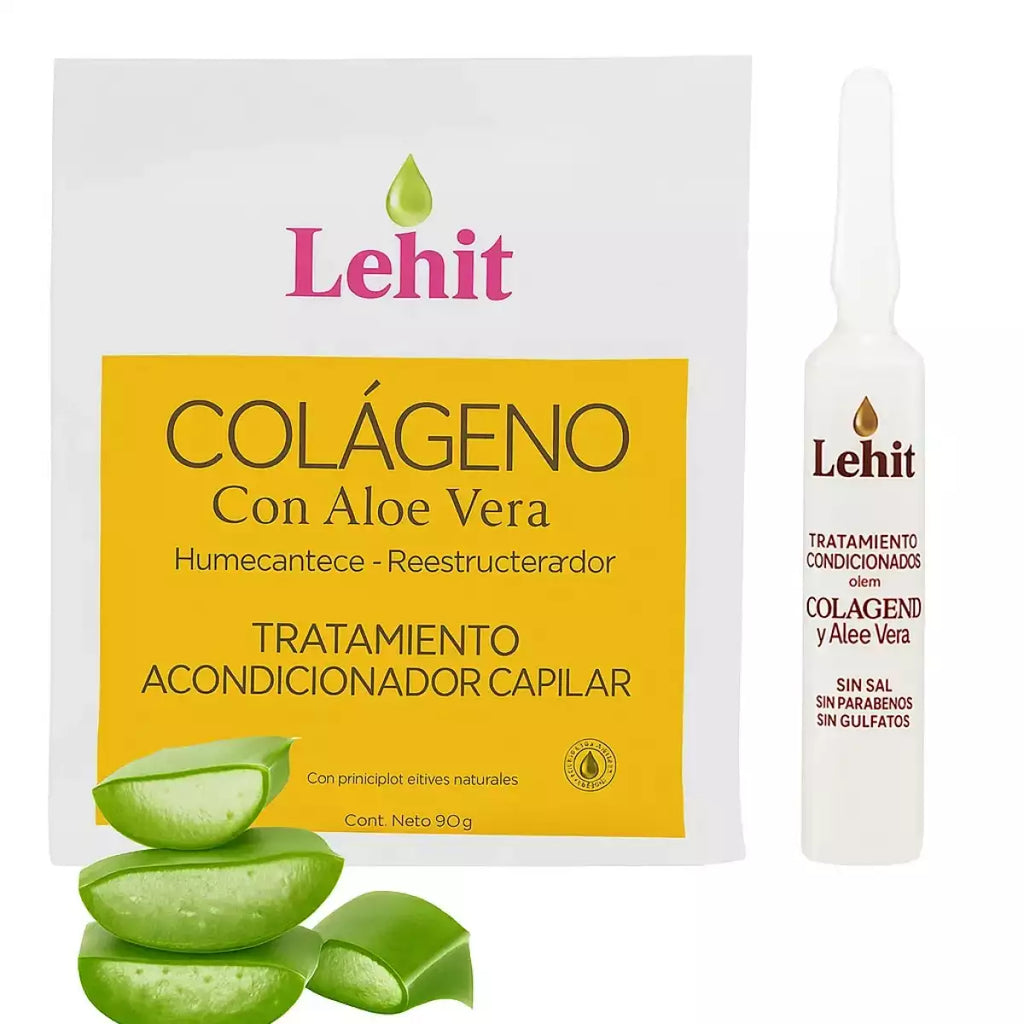 Tratamiento Capilar con Colágeno y Aloe Vera + Ampolla de Colágeno