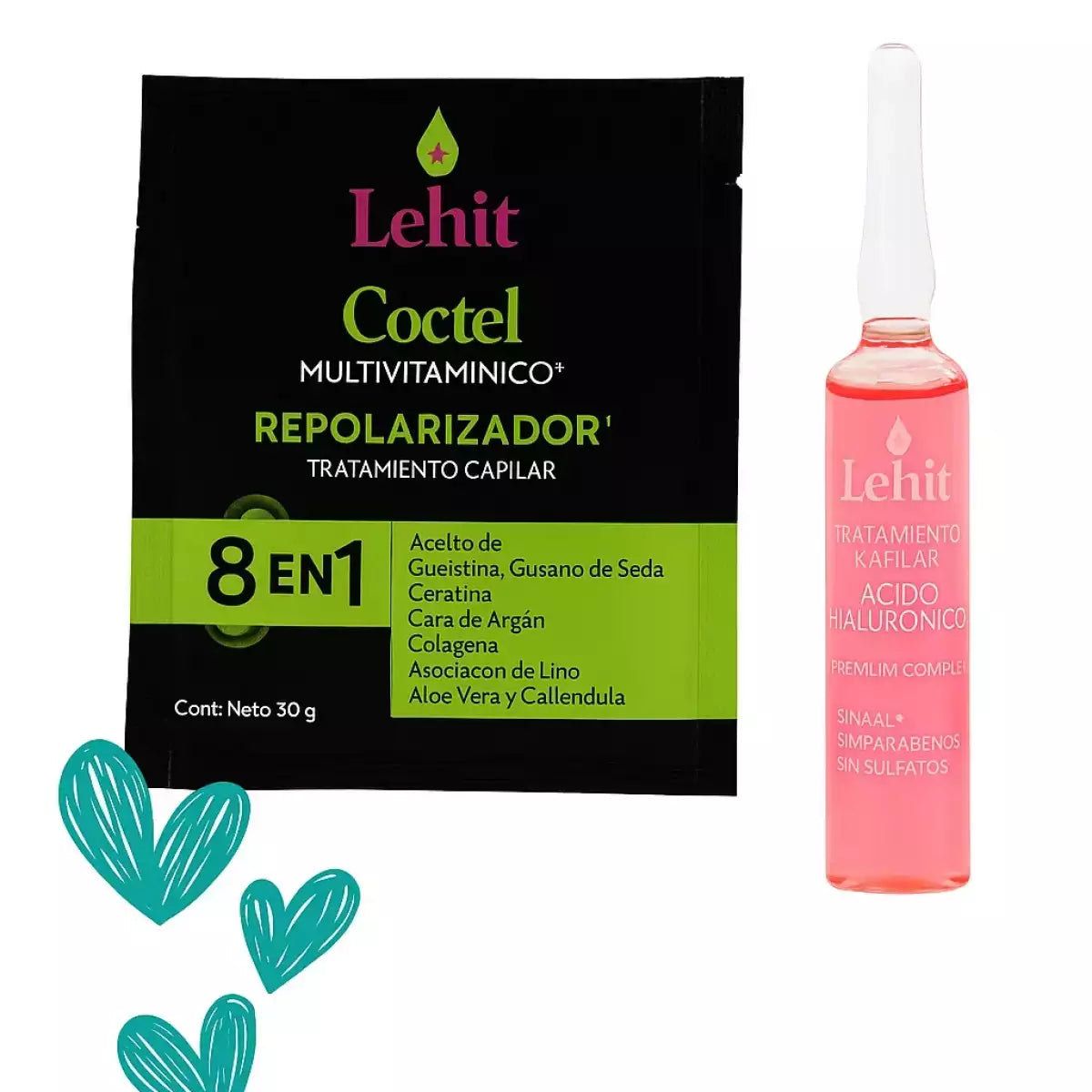 Tratamiento Capilar Multivitamínico + Ampolla de Ácido Hialurónico